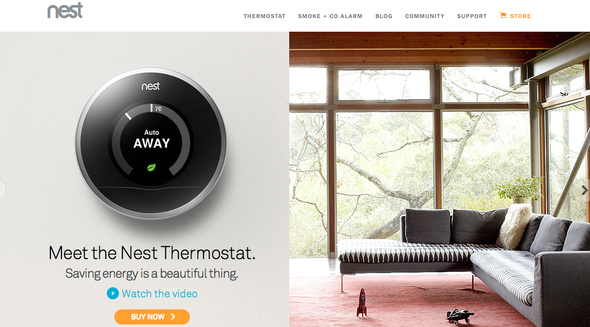 Nest Home Page