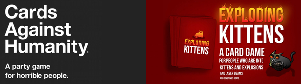 Copywriting Faceoff: Cards Against Humanity Vs. Exploding Kittens