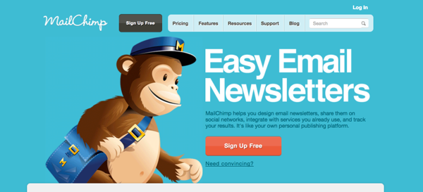 MailChimp Brand Repositioning